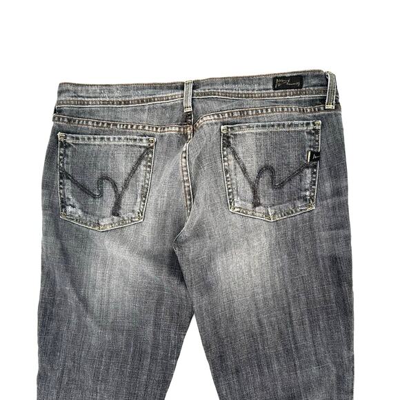 Citizens of Humanity Gray Wash Low Rise Straight Leg Jeans Size 32 - Picture 8 of 9
